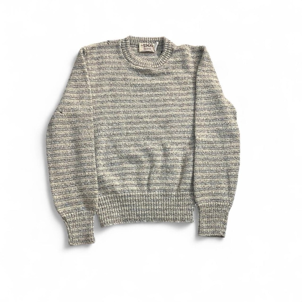 Vintage The RAGG Wool Sweater Size XL Made In USA Grunge Skate Cozy Fall